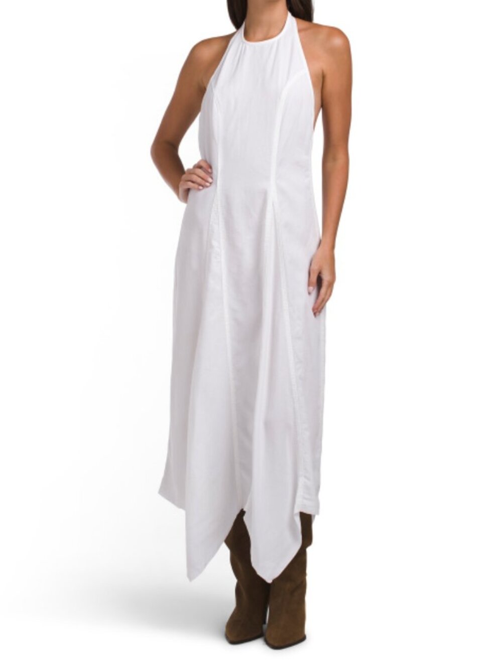 EB DENIM Linen Blend Stella Dress